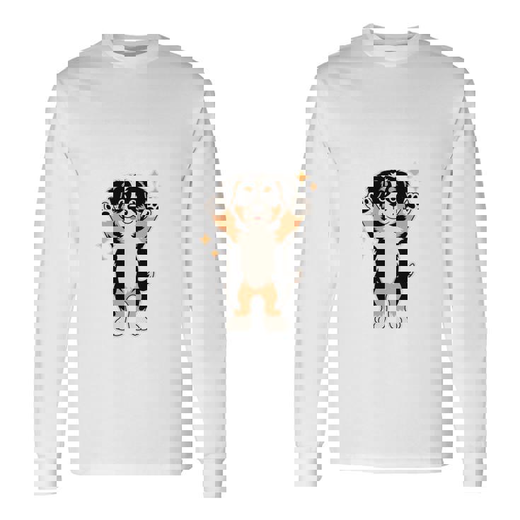 面白いtシャツ バーニーズ 犬 メンズ 犬好き グッズ かわいい おもしろ 面白い 服 ネタ 子供用 長袖tシャツ 長袖Tシャツ