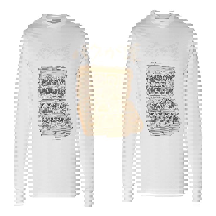 面白いtシャツ パグ 犬 お薬 イヌ わんこ メンズ 犬好き グッズ かわいい おもしろ 面白い 服 ネタ 長袖tシャツ 長袖Tシャツ