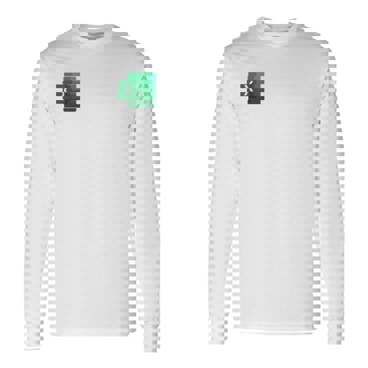 面白いスプレッドシート、フリーク、会計士 長袖tシャツ 長袖Tシャツ