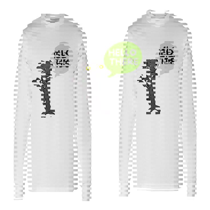 面白いドラゴンダンス ダンシングドラゴンのミーム 長袖Tシャツ