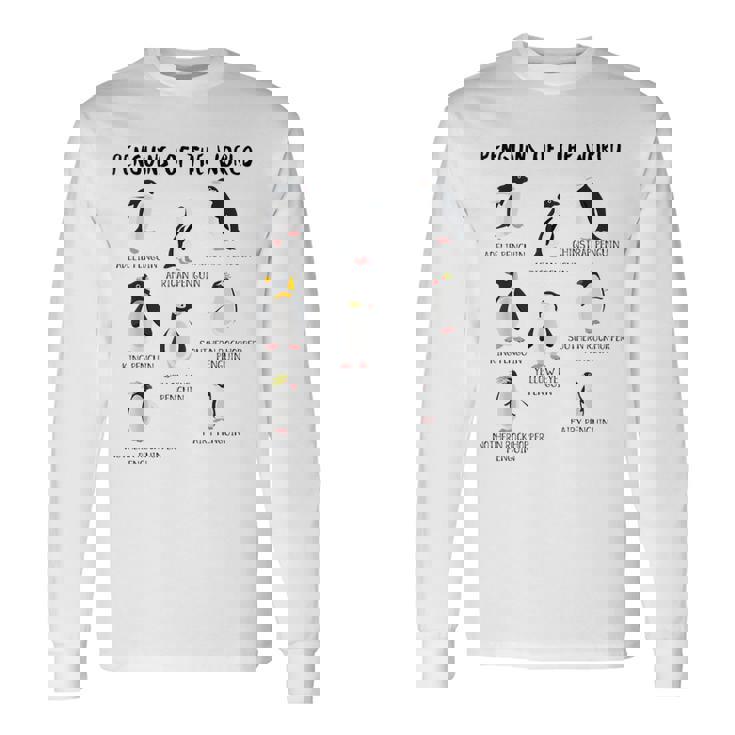 面白いペンギンデザイン ペンギン 男の子 ペンギン キッズ 長袖Tシャツ