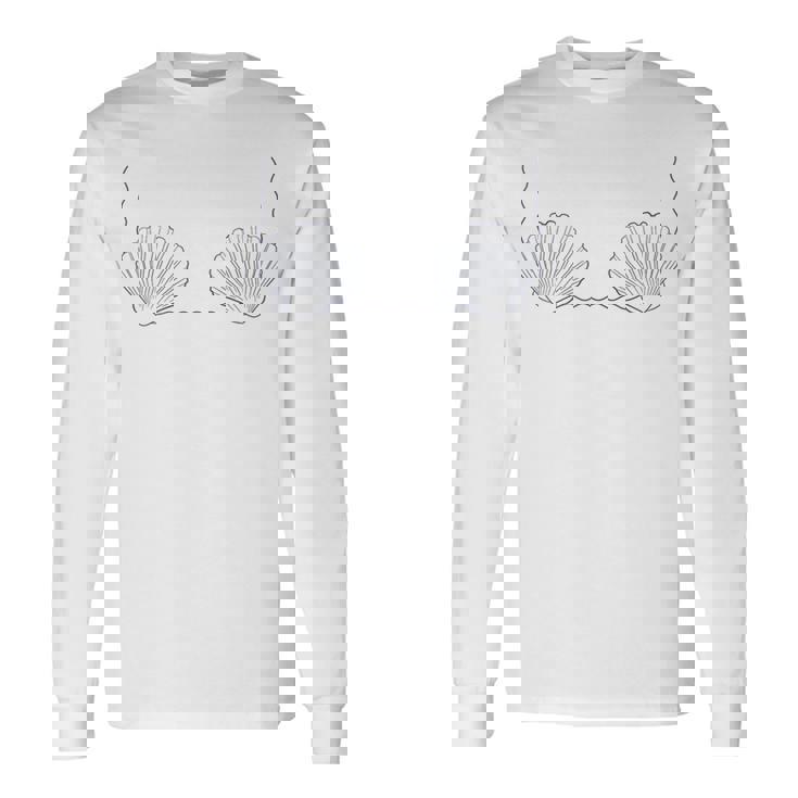 面白いマーメイドコースタルビーチバチェロレッテバースデイクルーズ 長袖Tシャツ