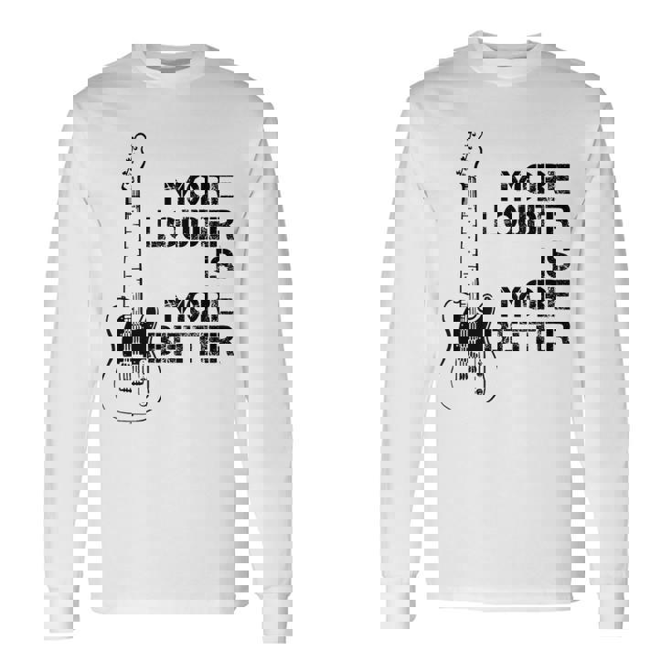 音量が大きいほど良い 長袖Tシャツ