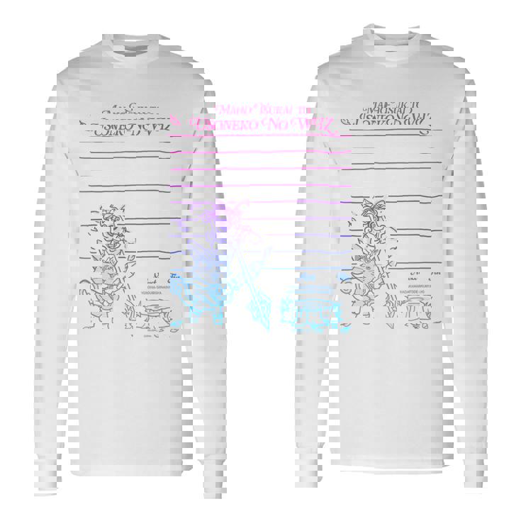 黒猫のウィズ 嘘猫のウィズ E 長袖Tシャツ