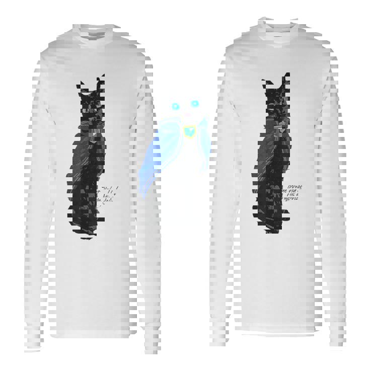 黒猫のウィズ 黒猫 長袖Tシャツ