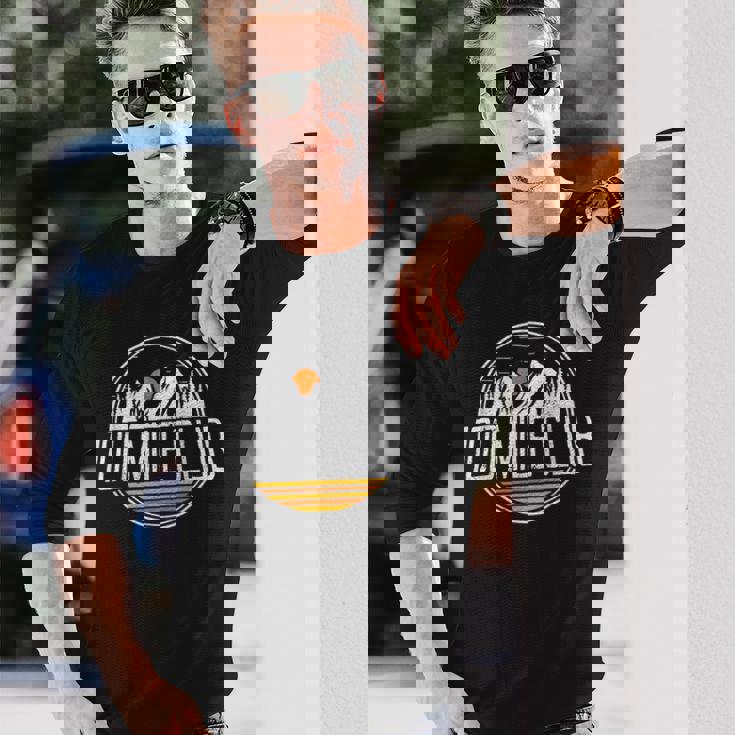 100 Mile Club マイルクラブラン アドベンチャーフェルウルトララン トレイルランニング 長袖Tシャツ 彼への贈り物