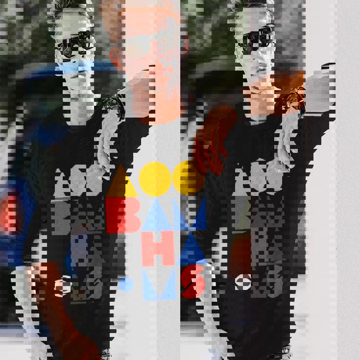 100Th Anniversary Of Bauhaus chool 1919 1933 長袖Tシャツ 彼への贈り物