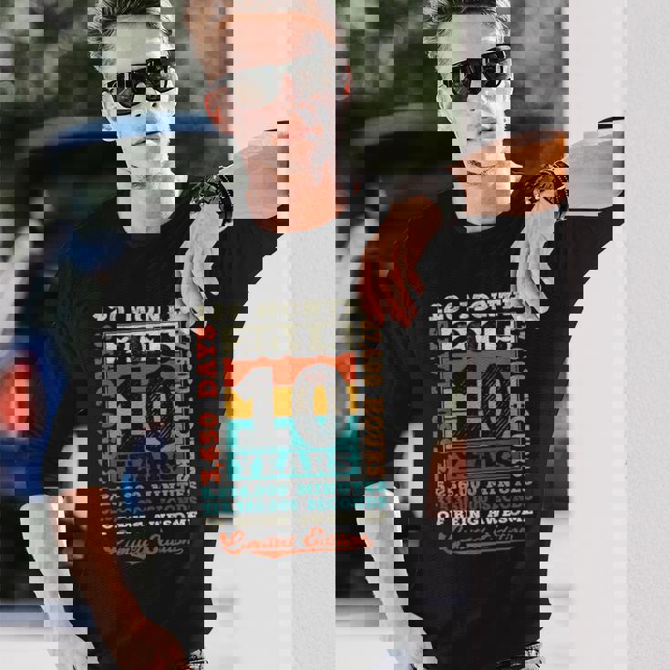 10歳の誕生日 10歳 120ヶ月 すごい生まれ 2015 長袖Tシャツ 彼への贈り物