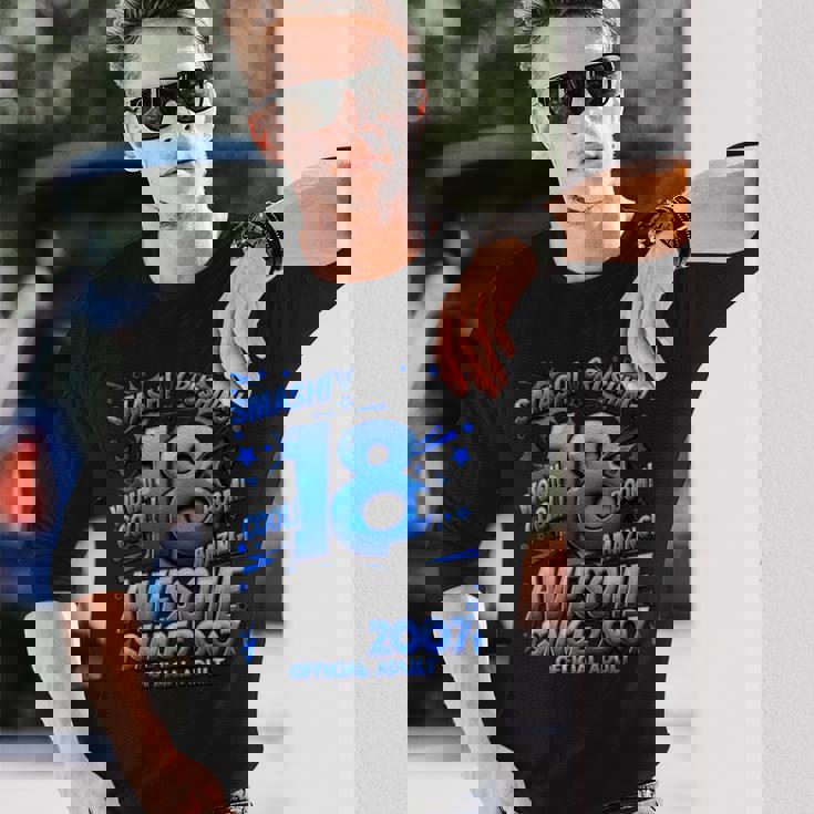 18歳の男の子向け公式成人向けギフト 18歳の誕生日 男の子向け 長袖Tシャツ 彼への贈り物