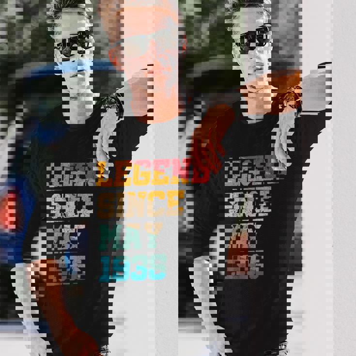 1936年5月以来の伝説 面白い 89歳 レトロ 89歳の誕生日 長袖Tシャツ 彼への贈り物