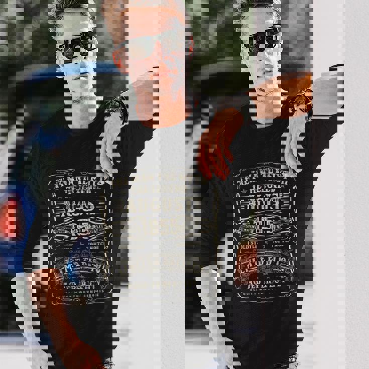 1955年8月 70歳の誕生日プレゼント 男性 70歳 誕生日 長袖Tシャツ 彼への贈り物