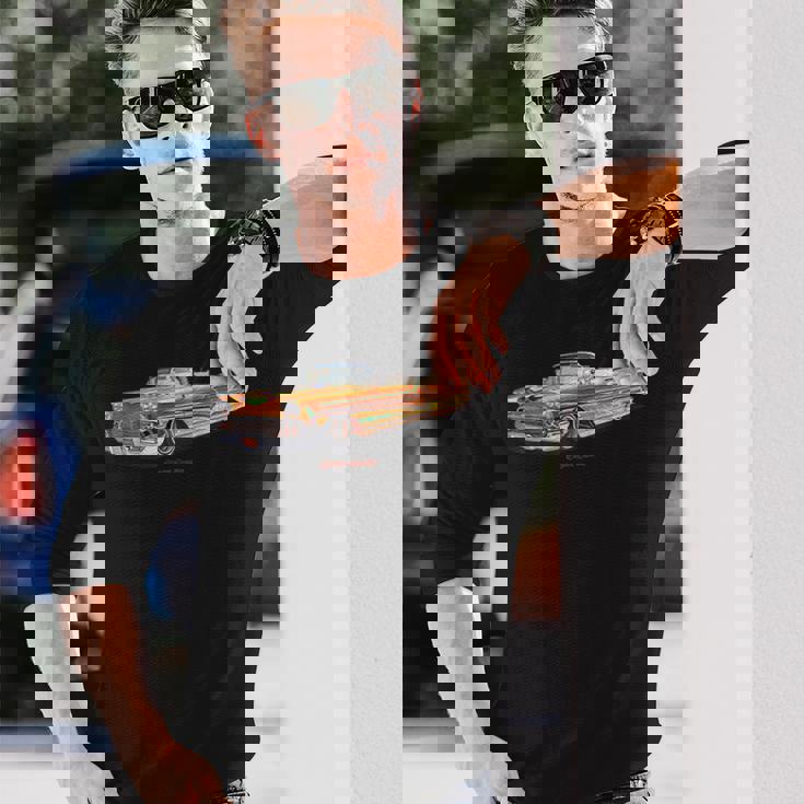 1958 インパラ ファイナルスコア ローライダー Kustom リードそり ホットロッド 長袖Tシャツ 彼への贈り物