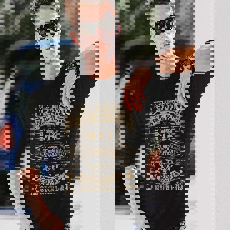 1960年5月 65歳 誕生日プレゼント 男性用 65歳の誕生日 長袖Tシャツ 彼への贈り物