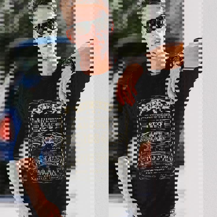 1964年8月 男の伝説 60歳の男性向けギフト 長袖Tシャツ 彼への贈り物