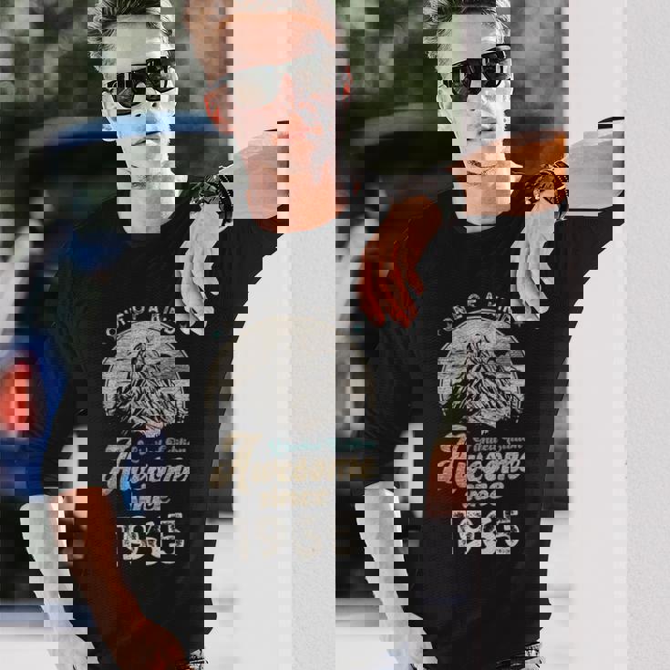 1965年以来の素晴らしい山 60歳の誕生日 長袖Tシャツ 彼への贈り物