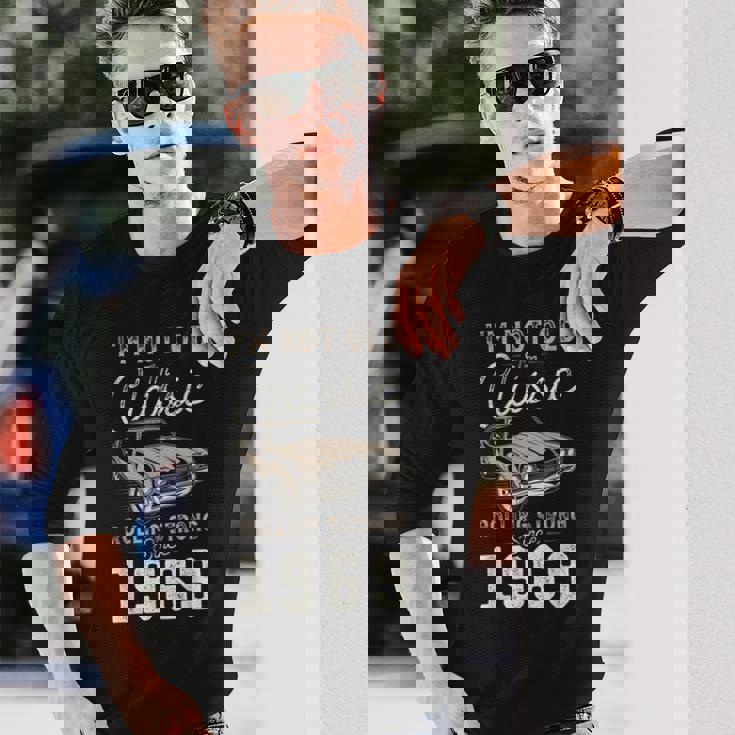 1969年生まれのクラシックカー 56歳の誕生日 長袖Tシャツ 彼への贈り物