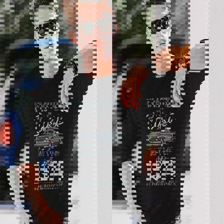 1974年クラシックカー生誕51周年 長袖Tシャツ 彼への贈り物