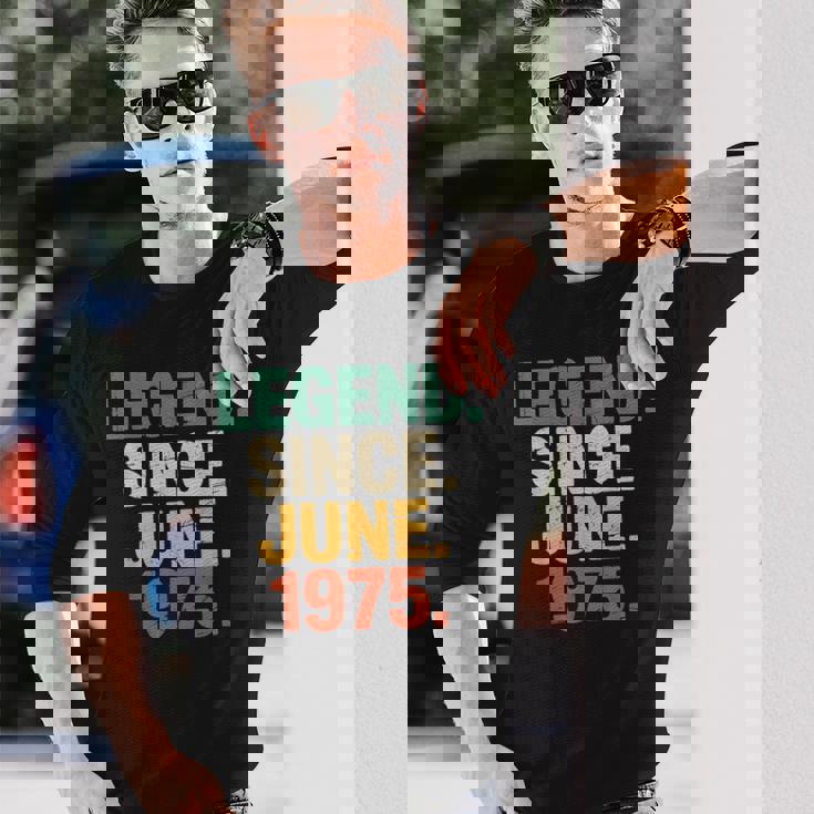 1975年6月誕生日ギフトアイデア 男女 1975年6月以来 長袖Tシャツ 彼への贈り物
