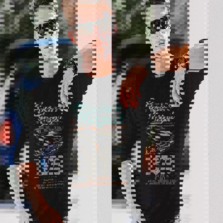 1978年生まれ ヴィンテージカー 47歳の誕生日 長袖Tシャツ 彼への贈り物