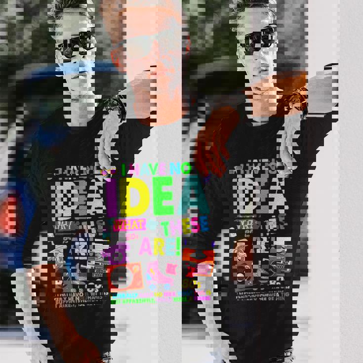 1980年代 10年 キッズ&ノベルティ ガールズ 80年代テーマ 長袖Tシャツ 彼への贈り物