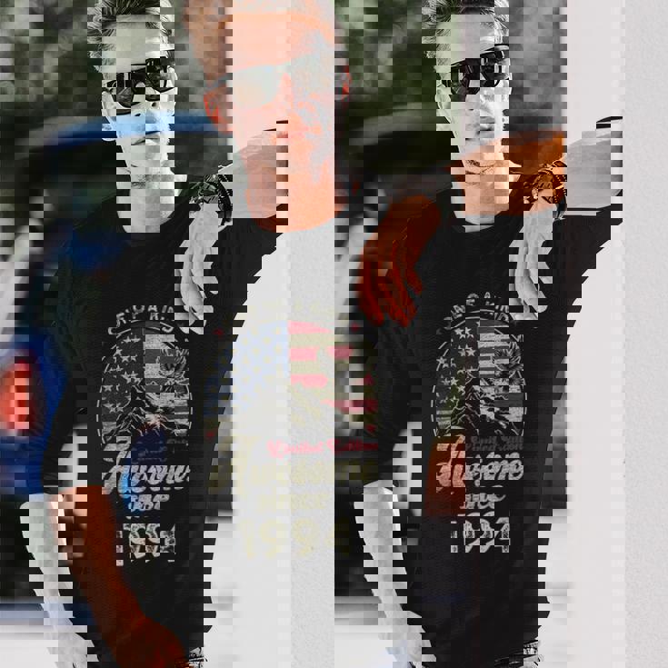 1994 愛国的なイーグル、31歳の誕生日、アメリカ国旗 愛国的 長袖Tシャツ 彼への贈り物