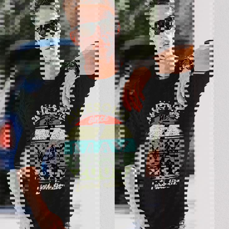 2005年5月7日 20歳の誕生日 20歳 2025年 誕生日 長袖Tシャツ 彼への贈り物