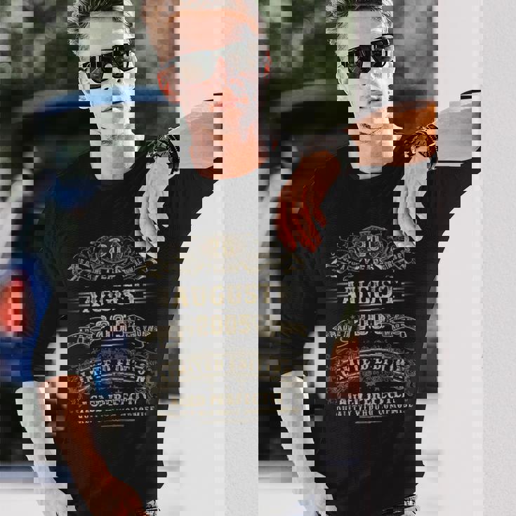 2005年8月 20歳 誕生日プレゼント 男性用 20歳 誕生日 長袖Tシャツ 彼への贈り物