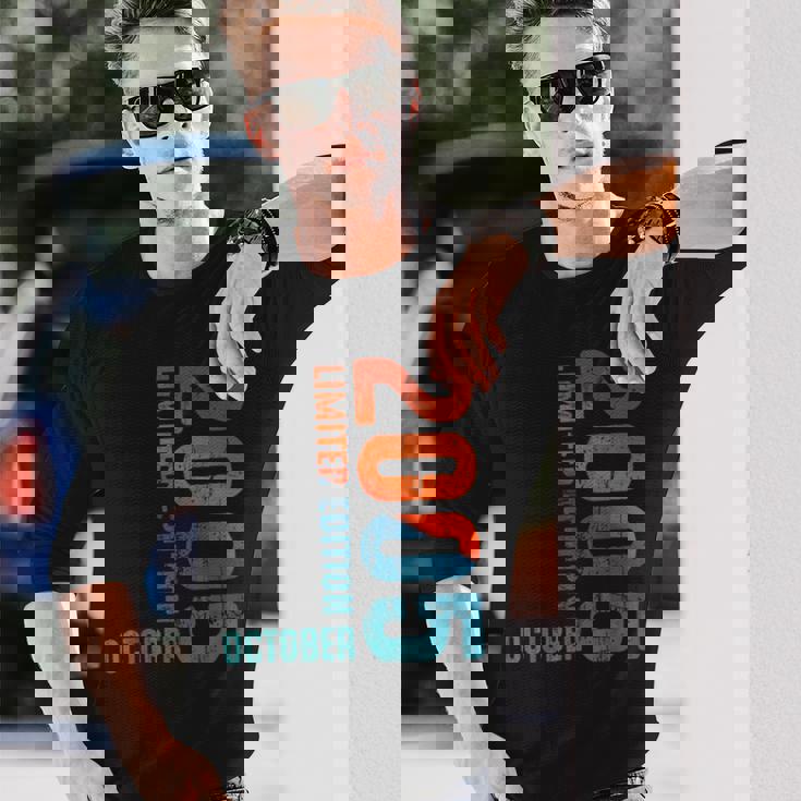 2005年以来 限定版 2005年10月 2005年 レトロ 2005 長袖Tシャツ 彼への贈り物