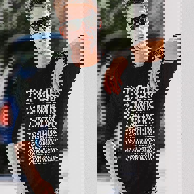 20歳の誕生日ギフト 20歳向け 長袖Tシャツ 彼への贈り物