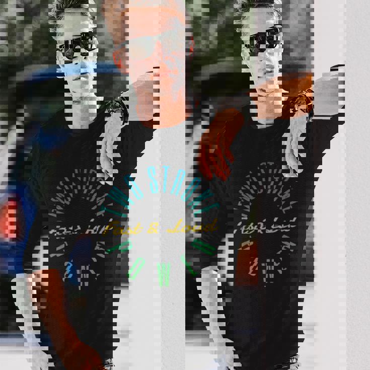 2ストロークパワー – 高速で大音量で2ストローク愛好家向け 長袖Tシャツ 彼への贈り物