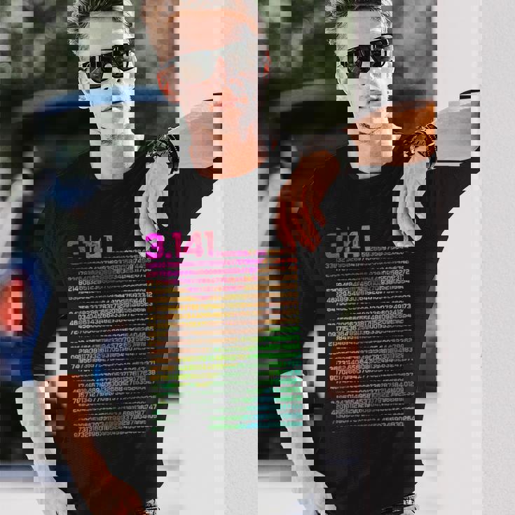 314 数学物理の先生 314 円周率 長袖Tシャツ 彼への贈り物