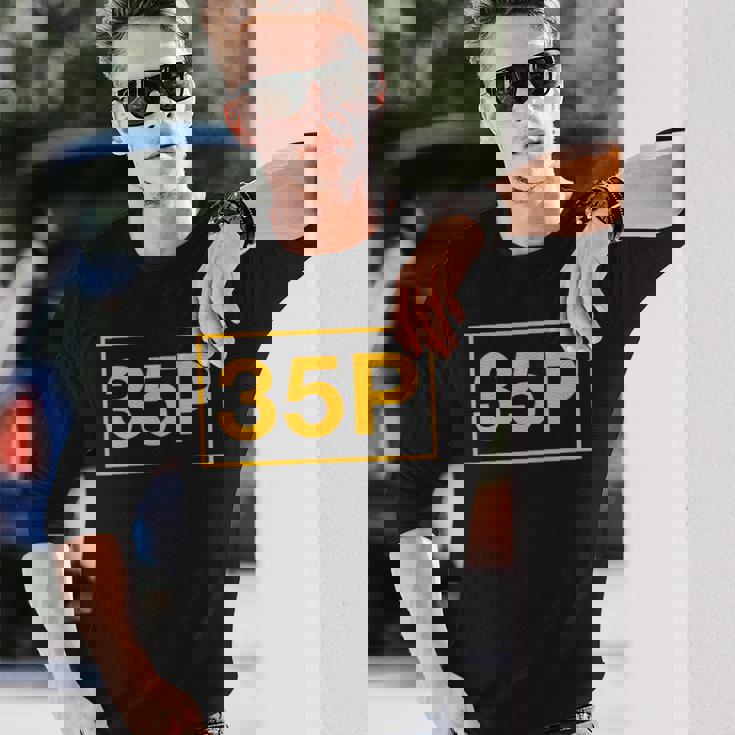 35P 暗号言語 長袖Tシャツ 彼への贈り物