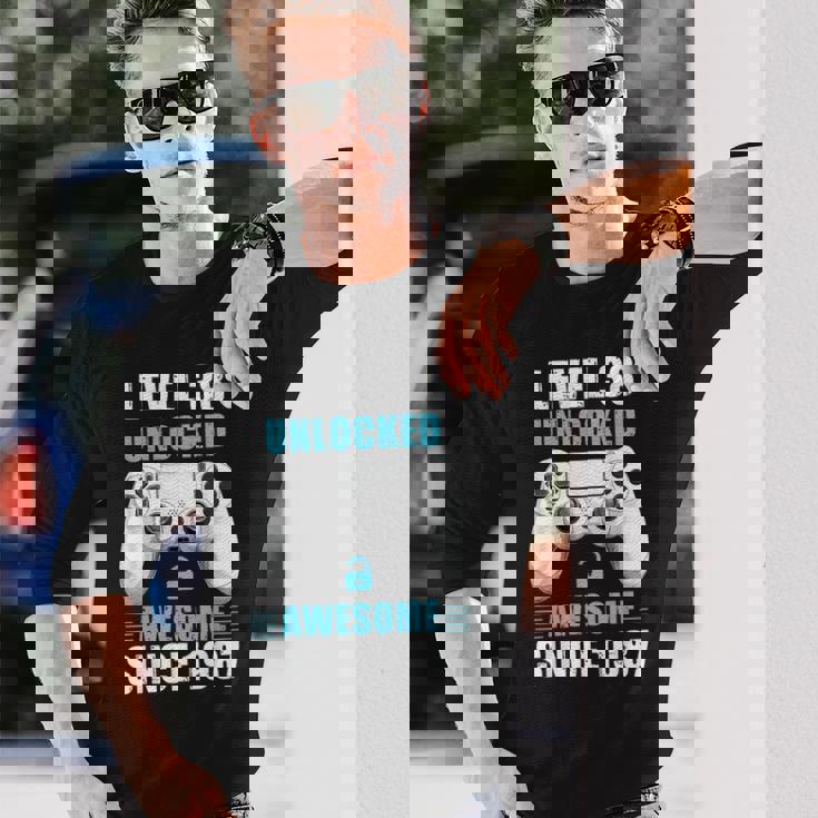 38歳の誕生日ビデオゲーマー レベル38 アンロック済み 1987年以来 長袖Tシャツ 彼への贈り物