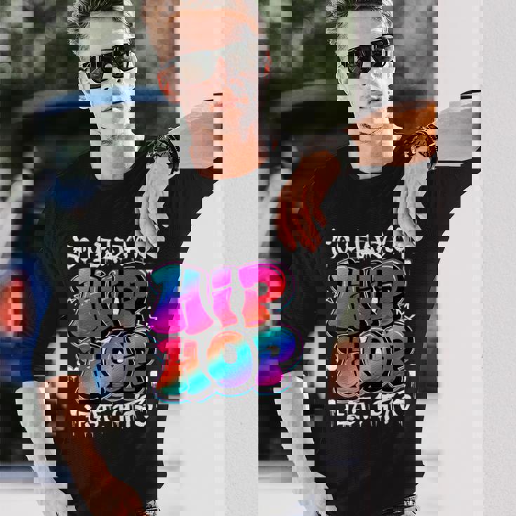 50 Years Old 50Th Anniversary Of Hip Hop グラフィティ ヒップホップ 長袖Tシャツ 彼への贈り物