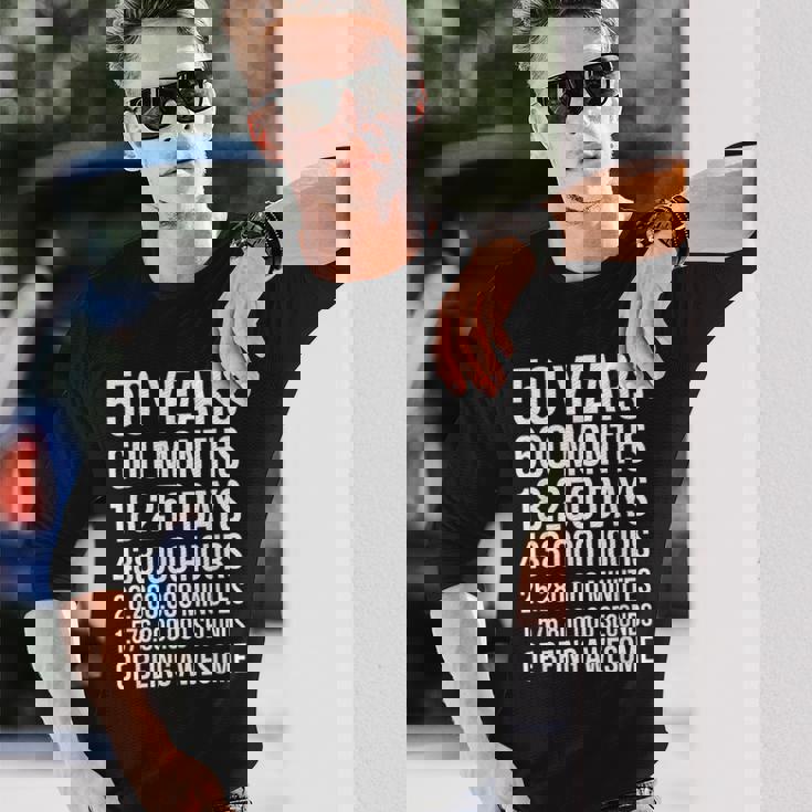 50歳の誕生日ギフト 50歳 長袖Tシャツ 彼への贈り物