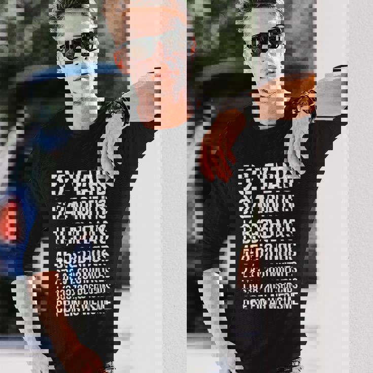 52歳の誕生日ギフト 面白い52歳の誕生日 長袖Tシャツ 彼への贈り物