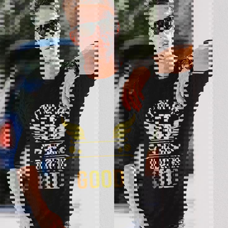 56Th Birthday Party It Took Me 56 Years To Look This Good 長袖Tシャツ 彼への贈り物