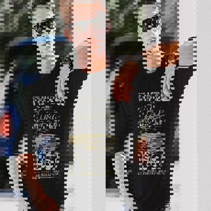 58 歳の誕生日、1967 年以来、クラシックカー、58 歳 長袖Tシャツ 彼への贈り物