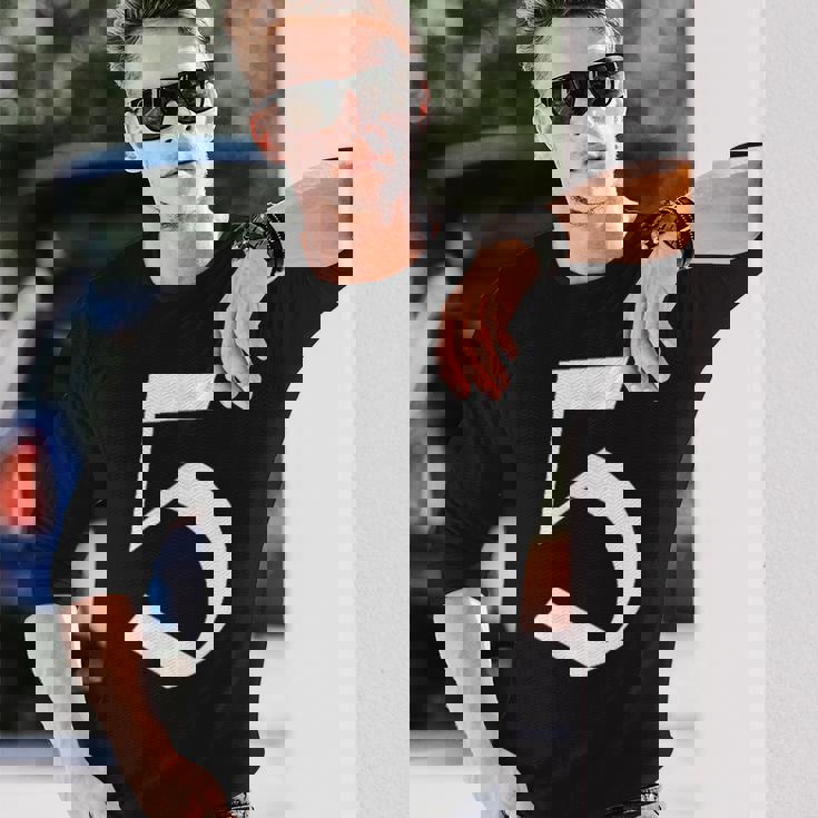 5番目 古英語の中世スタイルの五 長袖Tシャツ 彼への贈り物