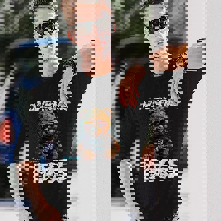 60 歳の誕生日 メンズ オリジナル ヴィンテージ 1965 長袖Tシャツ 彼への贈り物