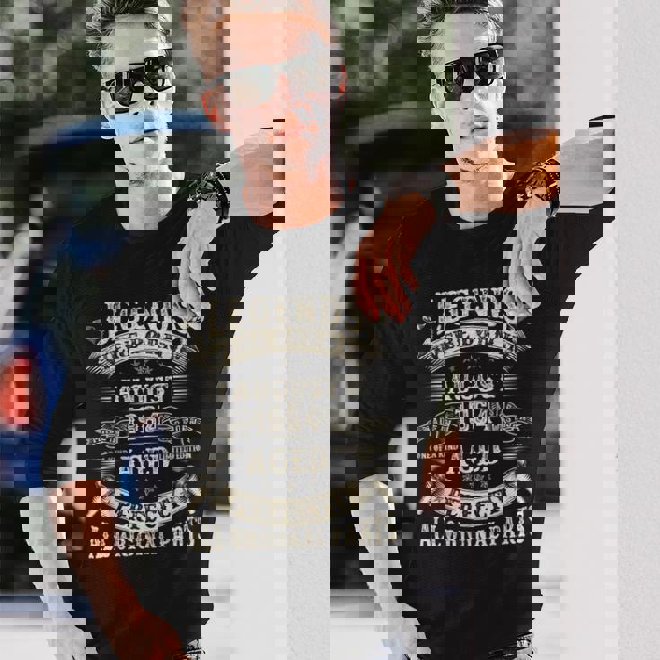 60歳の誕生日プレゼント 男性用 1964年8月 60歳の誕生日 長袖Tシャツ 彼への贈り物