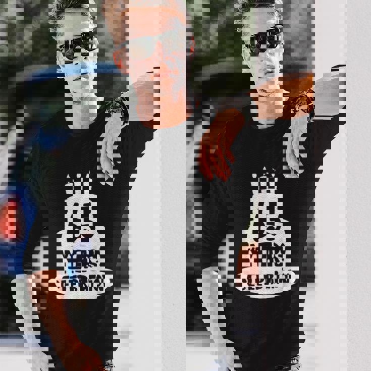 65年のお祝い イベント、記念日、誕生日。 長袖Tシャツ 彼への贈り物