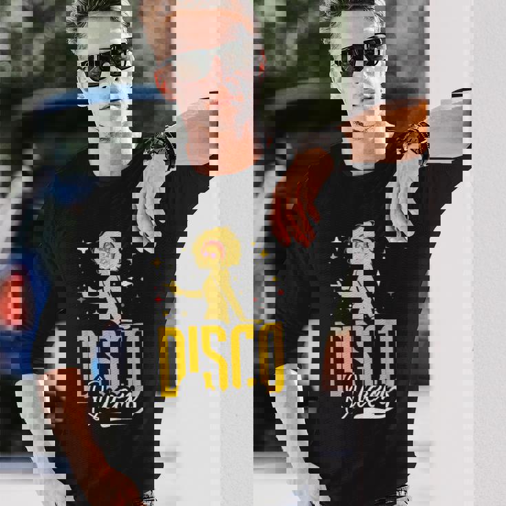 70年代ディスコヴィンテージiディスコクイーン 長袖Tシャツ 彼への贈り物