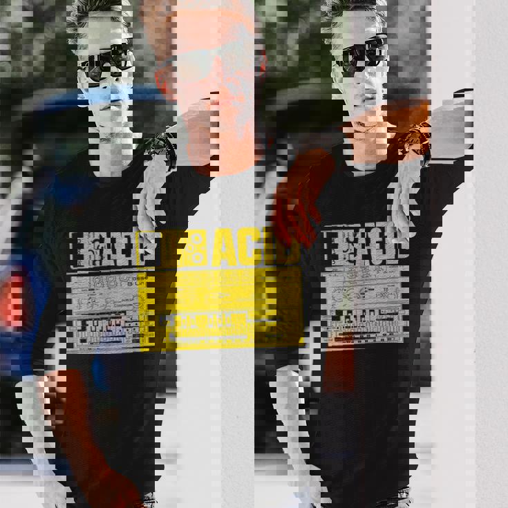 Acid Tb303 ベースペダル アナログシンセサイザー Dj Nerd 長袖Tシャツ 彼への贈り物