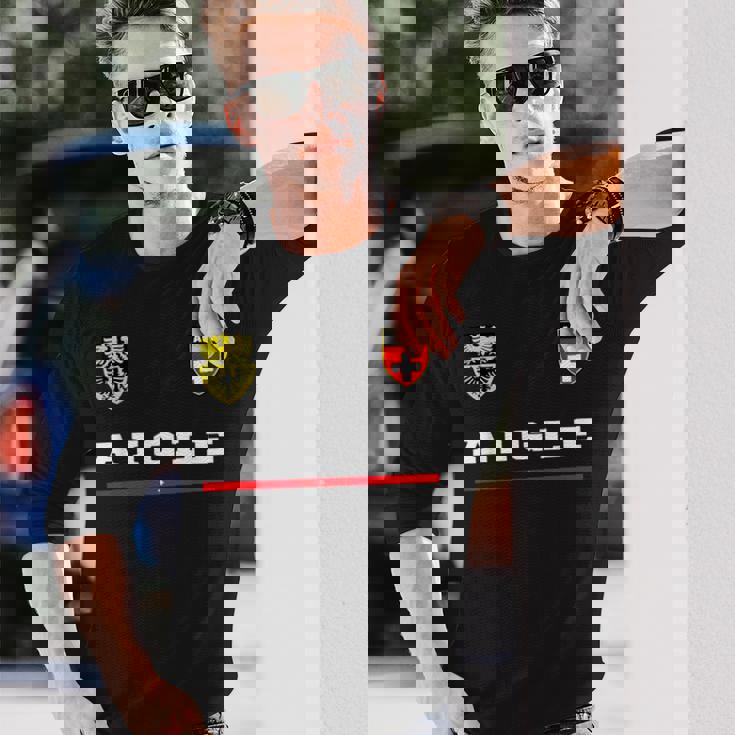 Aigle スポーツサッカージャージ フラッグ フットボール 長袖Tシャツ 彼への贈り物