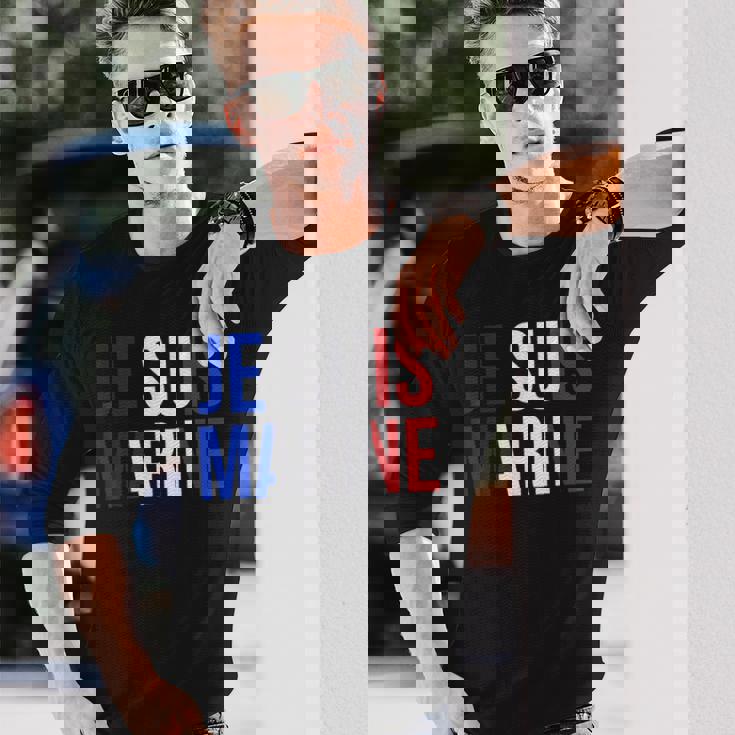 I Am Marine 長袖Tシャツ 彼への贈り物