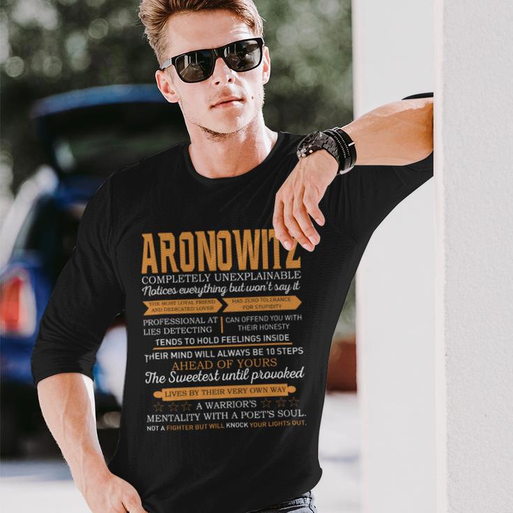 Aronowitz Completely Unexplainable Notices Everything But Won’T Say It Name Long Sleeve T-Shirt Gifts for Him