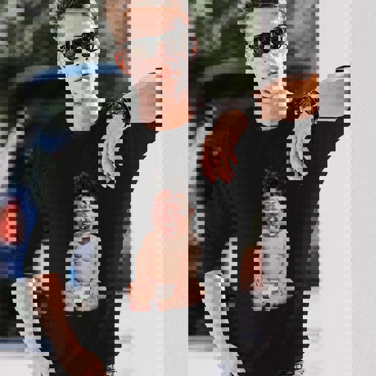 Baby Kim Jong Un-Big Baby 長袖Tシャツ 彼への贈り物