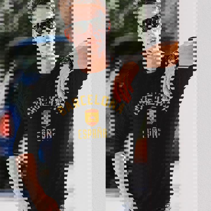 Barcelonapain スペイン、バルセロナ 長袖Tシャツ 彼への贈り物