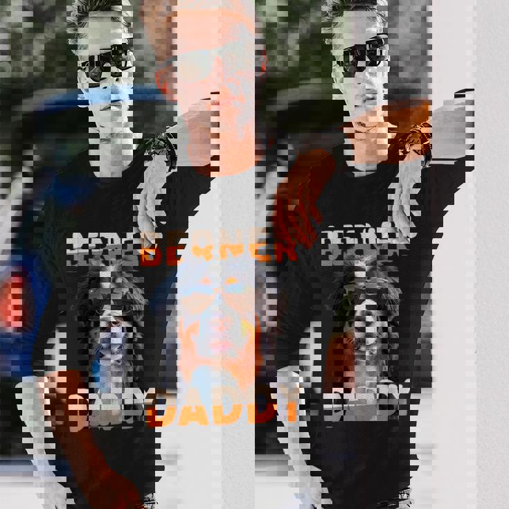 Berner Daddyバーニーズマウンテンドッグ お父さん 犬 お父さん 父の日 バーニーズ お父さん 長袖Tシャツ 彼への贈り物